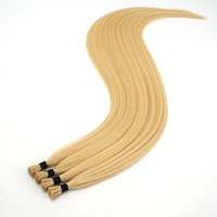 Extensiones de Cabello Humano Super I-Tip, Extensiones de Cabello Nano I-Tip, Extensiones de Cabello Humano Rizado con Cuentas I-Tip