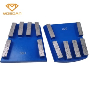 Disco de placa de zapato de molienda de diamante, segmento de 6 barras, para granito de mármol - Product Image 1