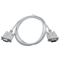 Personalizado Db9 macho a hembra conector Rs232 Cable serie
