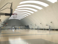 Cúpula Inflable de Gran Tamaño Personalizada para Cancha de Baloncesto o Fútbol