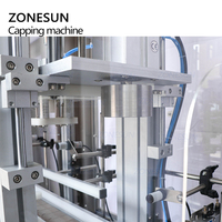 Zonesun Automatische Lineaire Glas Wijn Plastic Fles T Kurk Fles Cap Persmachine Jar Whisky Capper Corking Capping Machine