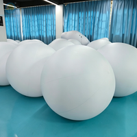 Ballon Gonflable Publicitaire Interactif Lumineux à LED, Ballon Gonflable Tactile Luminescent pour Décoration de Fête