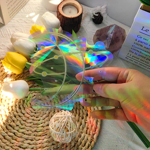 Cá Nhân in suncatcher <span class=keywords><strong>sticker</strong></span> cho Windows cầu vồng nhà sản xuất cửa sổ Decal lăng kính mặt trời Catcher <span class=keywords><strong>Sticker</strong></span> - Product Image 6