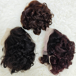 โปรโมชั่น 20$ Letsfly วิกผมหน้าผากลูกไม้ 13x4 น้ำหนัก 170 กรัม ทรง Egg Roll วิกผมสั้นทรง Pixie Cut เกรด 11A สี 1BT99J วิกผมแท้ - Product Image 4
