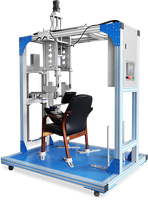 DongGuan HaiDa Dispositivo de prueba horizontal Silla Reposabrazos Respaldo Máquina de prueba Silla Probador de durabilidad