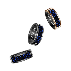 Entegre Dua Sayacı ve Sağlık İzleme Özelliklerine Sahip Akıllı Yüzük, Kalp Atış Hızı Değişkenliği Takibi, Paslanmaz Çelik Yüzükler - Product Image 2