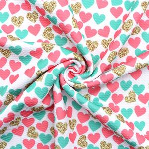 Custom <strong>Printed</strong> Bullet <strong>Fabric</strong> 100% Polyester Stretch Medium Weight 220gsm Jacquard Knit Bullet <strong>Fabric</strong> - Product Image 6