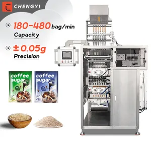 Automatische Kaffeepulver-Zucker-Granulat-Mischstick-Verpackungsmaschine Kaffeeverpackungsmaschine Kaffeebeutel-Verpackungsmaschine