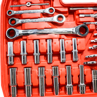 Lot de 151 clés et douilles, durcies, outils de réparation automobile durables, vente en gros.