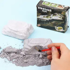 Mini progetto scientifico gemma scavare gemme dinosauro Fossil Kit di scavo puzzle per bambini esplorazione scavo per bambini