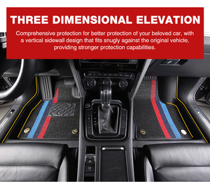 <span class=keywords><strong>Tappetini</strong></span> <span class=keywords><strong>Auto</strong></span> di Lusso <span class=keywords><strong>Universali</strong></span> in Pelle Antiscivolo 7D in TPE Inodore <span class=keywords><strong>per</strong></span> Tutte le Stagioni, Tappeto <span class=keywords><strong>per</strong></span> <span class=keywords><strong>Auto</strong></span> a Doppio Strato - Product Image 5