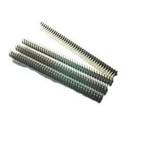 2.54mm pitch connector double row male pin header straight 2x40pin