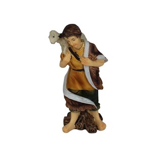 Figuras de Natividad de 9 cm, Pastor con Oveja en el Hombro, para Figuras y Juguetes Navideños (9006935103014) - Product Image 1