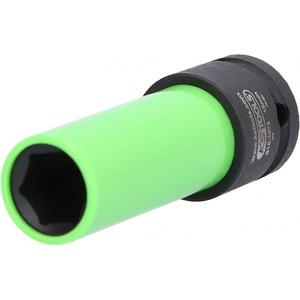 KS TOOLS - 515.1073 1/2'' Aluminium wheel <b>impact</b> <b>socket</b>, deep - EAN 4042146204658 <b>IMPACT</b> <b>SOCKETS</b> AND ACCESSORIES - Product Image 1