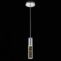 Lustre de qualité supérieure pour escalier moderne, colonne à bulles chromée, cristal, escalier, luminaire