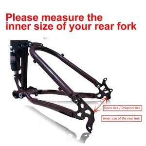 Kit de Conversion Vélo Électrique Moteur de Moyeu Pneu Large Sans Engrenage HH 20* 4.0 20 Pouces 36V 48V 60V 72V 1000W 1500W - Product Image 6