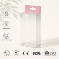 Boîte de rangement pour bijoux en acrylique carrée durable, transparente, avec ruban, boîte cadeau, étui de rangement pour cosmétiques