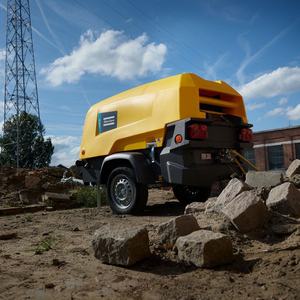 เครื่องอัดอากาศเคลื่อนที่คุณภาพสูง Atlas Copco สำหรับงานขุดเจาะ รุ่น Xas88kd 7 บาร์ 178cfm เครื่องยนต์ดีเซล Kubota - Product Image 4