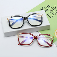 Gafas clásicas de bloqueo de luz azul para damas River Optical Blue Cut Anti-Ray Diamond Face Shape Match Gafas de computadora