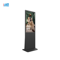 Écran d'affichage numérique LCD de 50 pouces avec 2 Go de RAM, 16 Go de stockage et télécommande