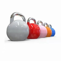 Pesas Rusas Clásicas de Acero con Código de Color para Gimnasio, Uso Comercial, Portátiles, de 4-32 kg, para Levantamiento de Pesas, Gratis