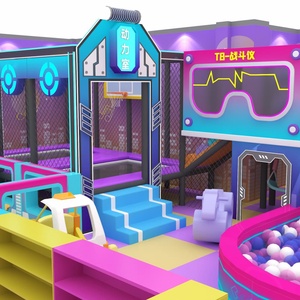 Một thế giới cho trẻ em khám phá và vui chơi Gradient màu trong nhà thương mại sân chơi trẻ em - Product Image 5