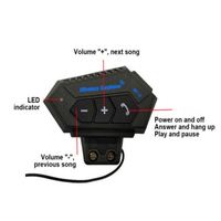 Interkom Helm Motor Nirkabel Harga Terjangkau, Headset Speaker Musik, Mendukung Panggilan Hands-Free, Jawab Otomatis