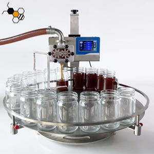 Có thể điều chỉnh quay đĩa máy 1000-180000cp chất lỏng nhớt 10L/min mật ong điền máy 900-1200 chai cho 500ml chai - Product Image 6