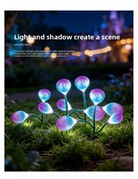 Lampu Buah Kiwi Seri LED "Wonder Grass" Pohon dan Bunga Buatan Bioluminesen Kustom