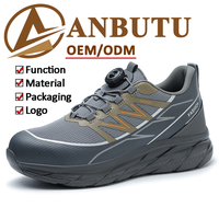 Chaussures de sécurité à lacets rapides, embout en acier, tige respirante, résistantes aux glissades et aux perforations, unisexe, pour la construction et l'industrie