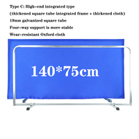 Vente en gros de haute qualité 420D Oxford tissu pliant détachable intérieur Rectangle barrières de tennis de table bloc de contour pour l'affichage