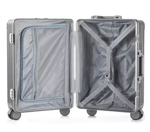 Bagage à main Offre Spéciale Tiktok avec roues pivotantes <span class=keywords><strong>Valise</strong></span> à main encadrée en aluminium avec compartiment <span class=keywords><strong>pour</strong></span> <span class=keywords><strong>ordinateur</strong></span> <span class=keywords><strong>portable</strong></span> ouvert à l'avant - Product Image 6