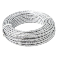 Câble en acier 7x7 / 7x19 1x19 1/8\" 1/4\" 5/32\" 3/16\" 250FT pour garde-corps
