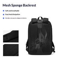 Nouveau sac à dos pour ordinateur portable de 16 pouces pour hommes, imperméable, minimaliste, en polyester, grande capacité, pour les trajets quotidiens, OEM