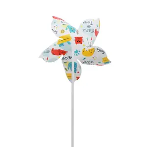 Amerikaanse Plastic Vlag Sublimatie Huisdier Windmolen Blanco Decoratie Tuin Tuin Grasveld Windmolen Speelgoed Groothandel