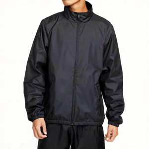 Men's Color Blocking <b>Racer</b> Custom Windbreaker <b>Jacket</b> Windproof Stand Collar Sporty Style Autumn Wear Polyester Material - Product Image 5