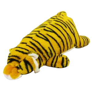 Plush Pillow Wholesale OEM/ODM High Quality Children Gift 17 Inch Lay Down Soft Wild Animals Leopard Plush Pillow