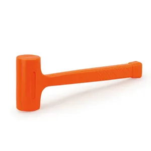 Factory Price Dead Blow Orange Rubber Mallet Soft Sledge Hammer 0.5-6LB