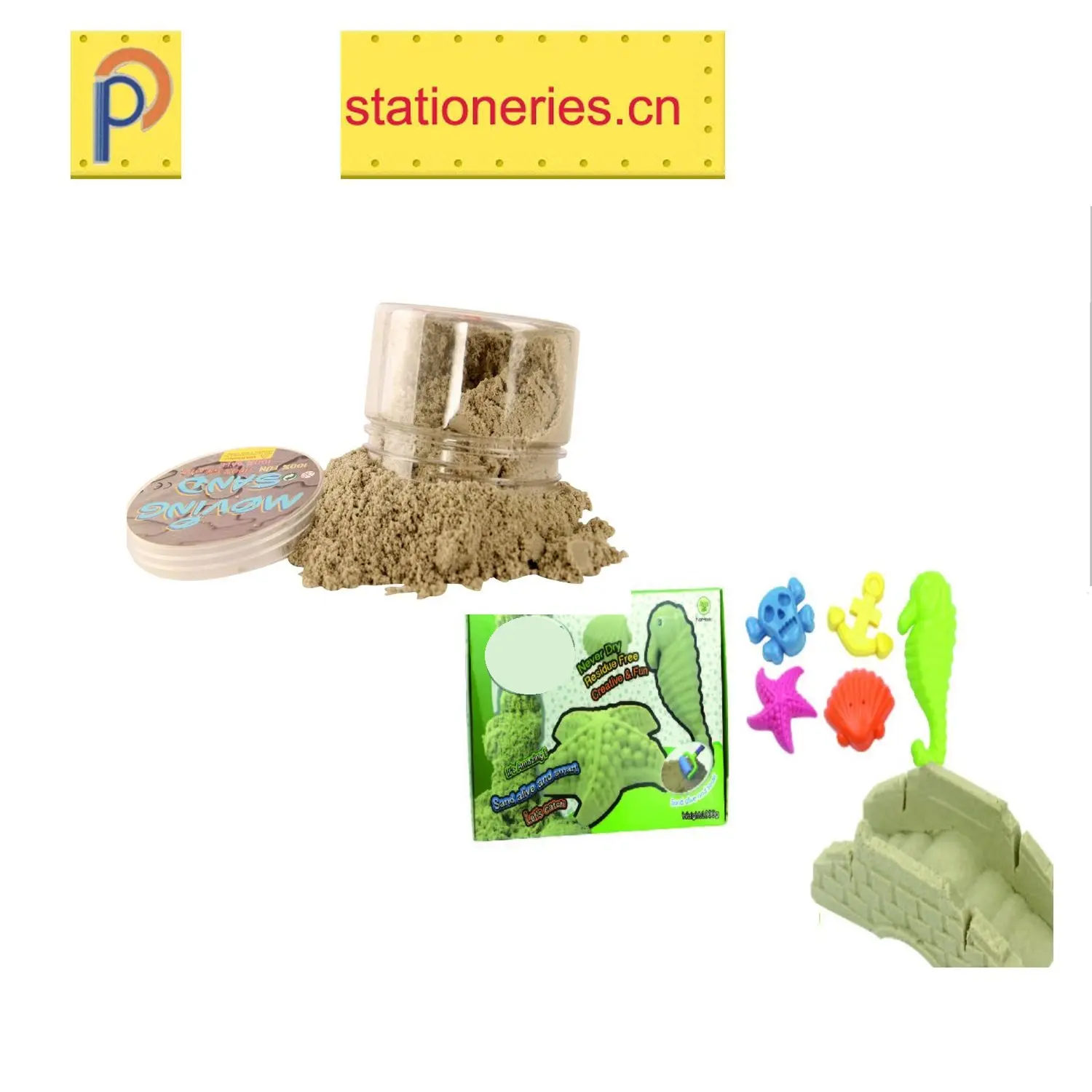 नई जादू उदय सोच रेत बच्चों के लिए शैक्षिक रंग रेत खेलने कपास मॉडलिंग रेत