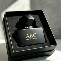 Flacon pulvérisateur noir mat personnalisé de 30 ml, 50 ml, 100 ml, flacon de parfum en verre unique, flacon vide, boîte de luxe
