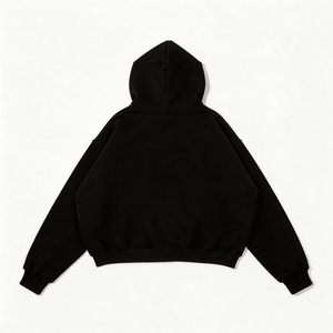 Felpa con Cappuccio Oversize con Stampa Gotica per Uomo, in Cotone Pesante, Stile Streetwear - Product Image 4