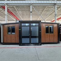 Maison conteneur préfabriquée mobile et extensible de 40 pieds sur 20 pieds, villa préfabriquée, maison portable