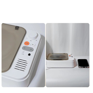 Lecteur CD portable rétro avec double haut-parleur, Bluetooth, lecteur audio HIFI de bureau avec télécommande, pour décoration intérieure ou cadeau - Product Image 6