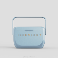 ICE TRIP 48 heures Keep Cool Blue Glacière en plastique PP pour contact alimentaire pour fruits et boissons