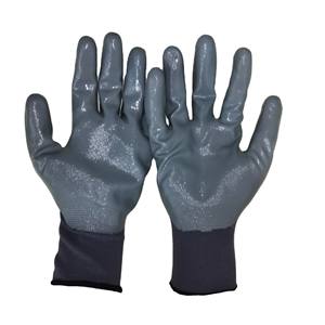 جودة عالية 13 مقياس قذيفة البوليستر مع النتريل السلس الملونة المغلفة النخيل قفازات رخيصة - Product Image 1