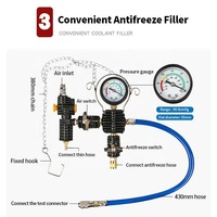 Kit de détecteur de fuite pour réservoir d'eau, liquide de refroidissement universel, 28 pièces