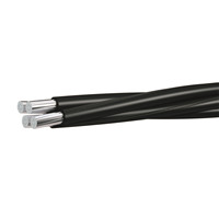 Cable de Aluminio Trenzado ABC 0.6 1 kV, PE Reticulado Resistente a la Intemperie, para Sistemas de Distribución Aérea, Instalación en Paquetes, Uso Doméstico