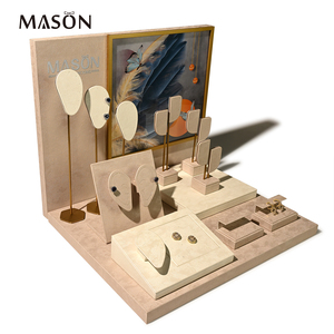 ชุดขาตั้งโชว์เครื่องประดับพรีเมียม Mason ชั้นวางแฟชั่นสำหรับจัดแสดงเครื่องประดับในงานแสดงสินค้า นิทรรศการแบรนด์ และตู้โชว์เครื่องประดับ - Product Image 3