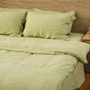 Draps en lin bio, draps pour sèche-linge, linge propre, linge <span class=keywords><strong>vert</strong></span>, parure de lit, <span class=keywords><strong>housse</strong></span> de couette - Product Image 1