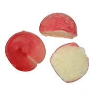 Crème glacée à la pêche halal enrobée d'une croûte croustillante au chocolat, crème glacée virale au goût de fruits, bâtonnets de crème glacée 3D, 75g*12, emballage en boîte